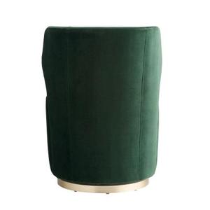 Sillón Moderno con Base de Metal Negro, Silla de Madera para Descanso, Muebles para Sala de Estar - Product Image 4