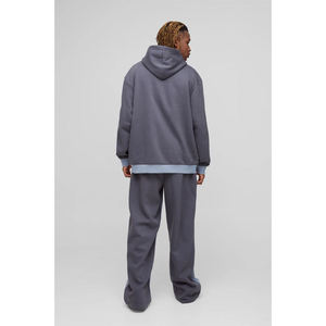 Ensemble d'entraînement personnalisé à rayures, veste zippée et pantalon de sport, survêtement vierge, tenue de jogging, vêtements de sport de marque pour hommes - Product Image 4