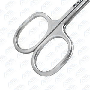 Professional Stainless Steel Cuticle Scissors High-Quality Manicure Scissors with Curved Tip Wholesale Price Trimmers - Product Image 3