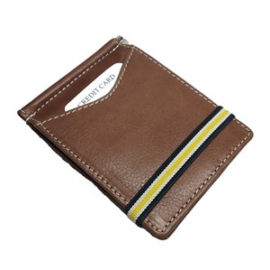 Portefeuilles élastiques sécurisés pour hommes, porte-cartes fins et courts, prix de gros usine, porte-documents aviateur en cuir de vachette pour hommes - Product Image 1