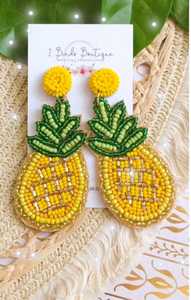 Colorful Beaded Ice <b>Cream</b> Drop Earrings Rhinestone Embroidered Statement Jewelry for Women Party Cute Fashion Dangle Earrings - Product Image 6