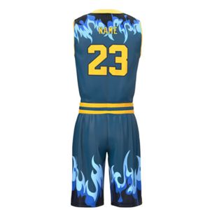 Uniformes de Baloncesto Sublimados Personalizados con MOQ Bajo, Tallas Grandes, Impresos, Transpirables, de Secado Rápido, sin Mangas, Ropa Deportiva - Product Image 3