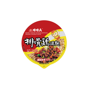 Soupe de nouilles artificielles au goût de poulet WEI WEI A (en bol) - Product Image 1