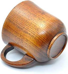 Wooden cup with <b>Tree</b> Design Metal and Ceramic Cups for Dining Table Decor Ceramic Cups Product Category - Product Image 4