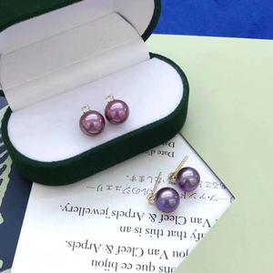 ต่างหูมุกเอ็ดดิสันน้ำจืด สีขาวขนาดใหญ่ สไตล์เรียบง่าย สง่างาม พร้อมความอเนกประสงค์ด้านแสงที่แข็งแกร่งสำหรับทุกโอกาส - Product Image 2