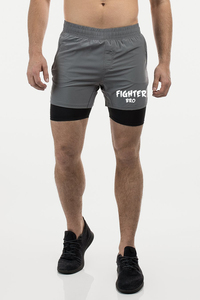 กางเกงขาสั้นออกกำลังกายผ้าฝ้ายสำหรับผู้ชาย กางเกงวิ่ง กางเกงกีฬา กางเกงฟิตเนส กางเกงจ๊อกกิ้ง - Product Image 2