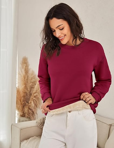 Nouveau sweat-shirt pour femme, style 2026, chaud et décontracté, en coton imprimé, à manches longues, pour l'hiver - Product Image 3