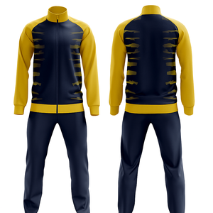Moda Streetwear transpirable a prueba de viento ligero impreso de talla grande chándal hombres mujeres conjunto de entrenamiento cintura elástica cremallera completa - Product Image 1