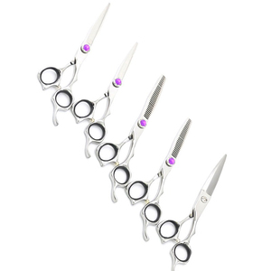<b>Barber</b> Hair Cutting Salon <b>Barber</b> Thinning Hairdressing <b>Barber</b> Hair Scissors <b>Set</b> Shears Sharp Straight Comb Blunt Salon - Product Image 5
