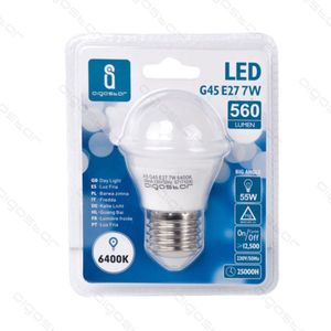 Lampadina Led Oigostar G45 E27 7W 6400K Luce Diurna 560 Lumen 230V 50Hz - Product Image 1