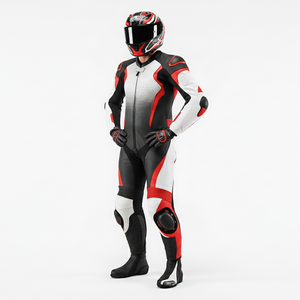 Chaquetas de Motocicleta de Cuero Genuino de Alta Calidad, Resistentes al Viento, Transpirables, para Uso en Verano/Invierno, Protección Contra Impactos en Carretera - Product Image 1