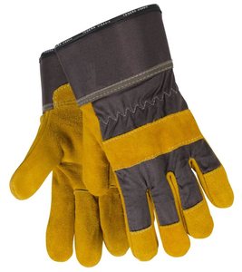 Heavy-Duty Construction Safety <b>Gloves</b> Furniture Hide Split Leather Rigger <b>Gloves</b> - Product Image 1