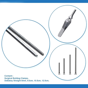 Pinza Debakey Premium de Acero Inoxidable, Pinza Cruzada Vascular Atraumática, Instrumentos Quirúrgicos Cardiovasculares con Certificación CE ISO - Product Image 4