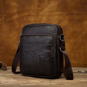 Sacs à bandoulière unisexes en cuir véritable, pliables, avec fermeture éclair, couleur personnalisée, grande capacité, mode féminine, imperméables, légers - Product Image 6