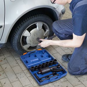 Set di 7 Chiavi Dinamometriche Blu/Nere con Valigetta per Riparazione Auto, Utensili Metrici Certificati GS, MOQ 10 Pezzi - Product Image 2
