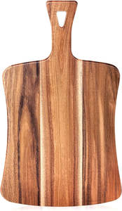 Tabla de cortar de madera de acacia de primera calidad, juego de tablas de cortar, tabla para queso con acabado natural de acacia a un precio razonable - Product Image 2