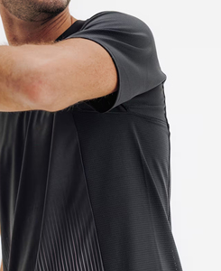 Camiseta Deportiva de Fútbol para Hombre, Cuello en V, Manga Corta, Absorbe la Humedad, Color Degradado en la Parte Delantera, Poliéster, Ropa Deportiva de Verano - Product Image 5