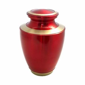 Urna Funeraria de Metal Hecha a Mano para Adultos con Acabado Grabado y Tapa Roscada para Almacenamiento Seguro de Cenizas y Recuerdo Conmemorativo - Product Image 2