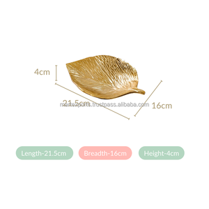 Plateau de service contemporain élégant en métal fait main plateau rectangulaire pour cuisine moderne table à manger bureau et usage festif - Product Image 4