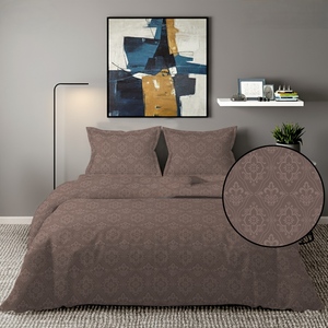 Parures de lit jacquard gaufrées 3, 4 ou 6 pièces – Ensemble de couette de luxe en microfibre – Tailles King et Queen – Vente en gros - Product Image 3