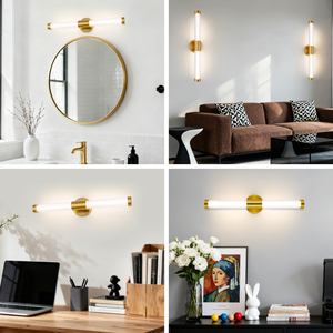 Nouvel article moderne, lumière LED pour miroir de salle de bain, étanche IP44, en acier inoxydable, applique murale pour la maison et l'hôtel - Product Image 4