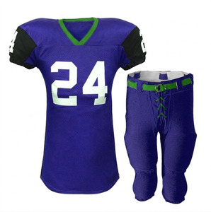 Different Style Plain Color Reflective Breathable Polyester American Football Uniform Sublimated Quick Dry OEM Service Excellent - Product Image 2