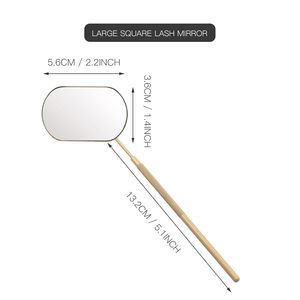 HD Eyelash Extension <b>Mirrors</b> Medical Grade Steel Beauty Tools Lash Artists OEM Private Label Lash <b>Mirrors</b> - Product Image 5
