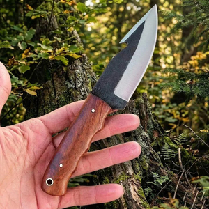 Custom Hunting Tracker Knife <b>Leather</b> Sheath Handmade Damascus Steel Waterproof Survival Camping <b>Tool</b> for All Seasons - Product Image 1