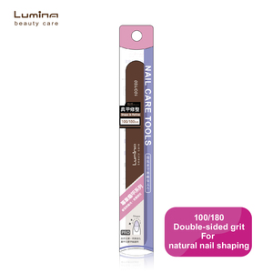 ตะไบเล็บแบบแท่ง ชุด 3 ชิ้น - ความหยาบ 100/180 กรวด 2 ด้าน ทำจากไม้วีเนียร์ ขายส่งสำหรับการจัดจำหน่ายปลีก ใช้งานง่าย ขัดได้ระดับปานกลาง - Product Image 4