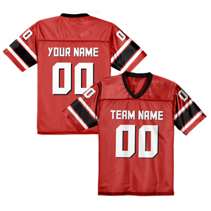 Camiseta de Fútbol Americano Personalizada, 100% Poliéster, Corta, Rosa, con Nombre y Número del Equipo Impresos, Regalo para Fanáticos, Unisex, Adultos - Product Image 5