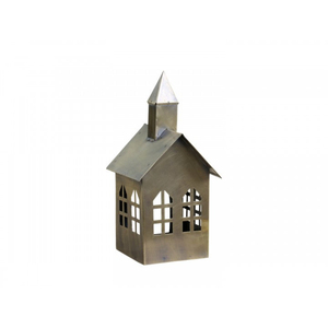Top Quality Red Iron House Shape Candle <b>Holder</b> Lantern Christmas Desktop Decoration Elegant Metal <b>Tealight</b> <b>Holder</b> For Home - Product Image 2