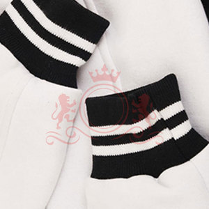 Top Quality Black <b>White</b> Letterman <b>Jacket</b> Contrast Sleeves Premium Stitching Modern Street Style Outfit - Product Image 4