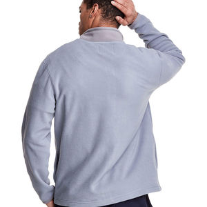 Chaqueta de Forro Polar para Hombre, Color Gris Claro, con Cierre Completo, Transpirable, Térmica, Resistente al Viento, Cuello Alto, Forro Polar Suave, Ropa de Trabajo para Exteriores - Product Image 2
