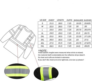 เสื้อกั๊กสะท้อนแสงแบบ Hi-Vis แขนยาว เสื้อทำงานเพื่อความปลอดภัย ชุดทำงานที่มองเห็นได้ชัดเจนสำหรับงานก่อสร้างถนนและโลจิสติกส์ - Product Image 5