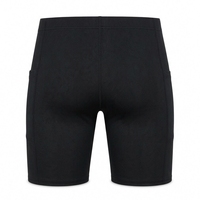 Shorts Deportivos Elásticos de Cintura Alta para Mujer, con Bolsillos, de Secado Rápido, Tejido Transpirable y Elástico en Cuatro Direcciones