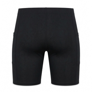 Shorts Deportivos de Cintura Alta para Mujer, Holgados, de Compresión, con Bolsillos, de Secado Rápido, Tejido Transpirable, Elástico en Cuatro Direcciones, Estilo Athleisure - Product Image 2