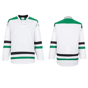 Jersey Hoki Es Kualitas Terbaik 100% Poliester Katun Grosir Desain Kustom Pakaian Olahraga Luar Ruangan - Product Image 1