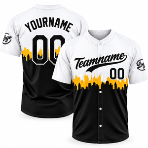 Maillot de baseball personnalisé sublimé à deux boutons, ensemble complet, vente en gros, design Lion, uniforme d'équipe, pour hommes adultes, softball, anti-humidité - Product Image 6