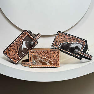 New Customized Hand Tooled Leather Travel Toiletry <b>Bag</b> <b>Large</b> Capacity Cosmetic <b>Bag</b> Cowhide Portable <b>Storage</b> Makeup <b>Bag</b> for Women - Product Image 5