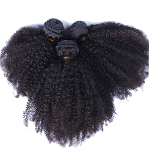 Extensions de cheveux crépus de trame noire bouclée de 8 à 36 pouces, cheveux bruts de donneur unique de haute qualité, double tirage vietnamien 99J-30 pouces - Product Image 4