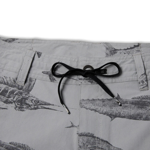 Shorts de pêche personnalisables OEM 100 % polyester, taille mi-haute unie avec ceinture élastique pour activités aquatiques en extérieur - Product Image 5