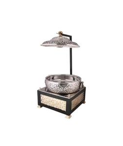 Recipiente para Calentar Comida de Acero Inoxidable de Alta Calidad con Diseño de Hoja en Color Dorado, Estilo Moderno, Apto para Congelador - Product Image 3