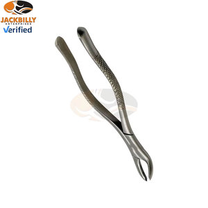 Forceps d'extraction dentaire # Extracteur dentaire manuel en acier inoxydable de qualité supérieure avec 17 dents supérieures à mâchoires dentelées, certifié CE - Product Image 5