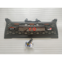 Calandre avant automobile avec éclairage LED pour HIACE 2014-2018, kit de mise à niveau des accessoires de calandre pour fourgonnette à carrosserie étroite, garniture de carrosserie automobile