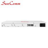 Gateway VoIP SC-2080T para Empresas con 4FXO, Capacidad para 200 Llamadas, Soporte POE y GSM, 1 Año de Garantía, Color Blanco