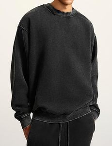 Sweat à capuche unisexe personnalisé en molleton 100 % coton, vente en gros, OEM, tendance, pour l'hiver, streetwear, écologique, séchage rapide, respirant, 340g - Product Image 4