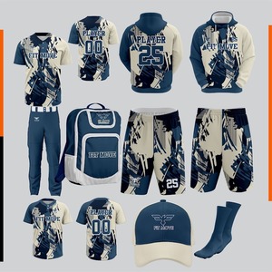 Youth Baseball Uniform Package Custom Jersey Pants Belts Socks Set Bulk Discount Wholesale Team Kits Game Wear - Product Image 1