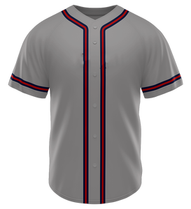 Camiseta de Béisbol Personalizada con Botones, Uniforme de Equipo Masculino, Transpirable, de Secado Rápido, Sublimada, OEM ODM - Product Image 1
