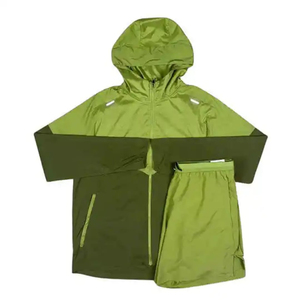 Conjunto Corto Cortavientos Informal Unisex, Hecho de Tela de Poliéster Ligera, Resistente al Viento, Transpirable y Cómodo para Deportes - Product Image 5