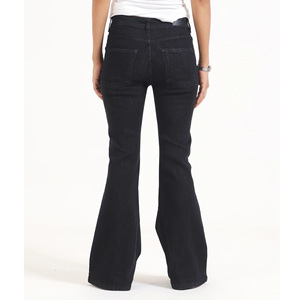 Classic Straight Leg Womens Denim Jeans <b>Waterproof</b> Drop-Crotch Eco-Friendly Breathable Durable Cotton Spandex - Product Image 3
